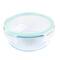Martha Stewart Round Glass Food Storage Container with Locking Lid